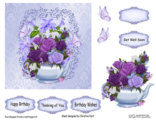 Teapot of Flowers