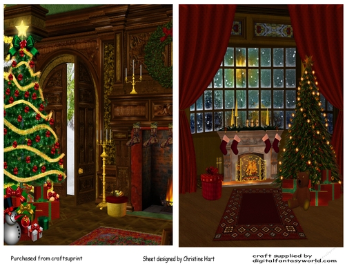 A Quite Christmas Toppers 1