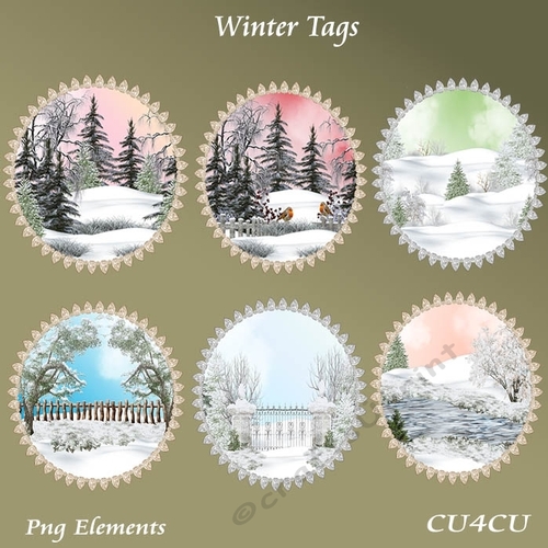 Winter Tags