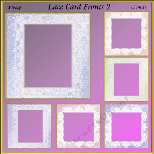 Lace Card Fronts 2