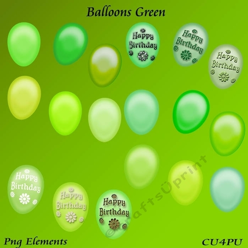 Balloons Green