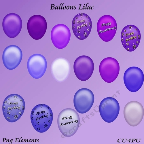 Balloons Lilac