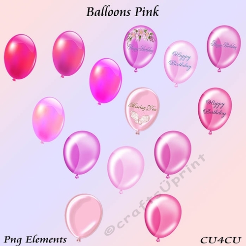 Balloons Pink