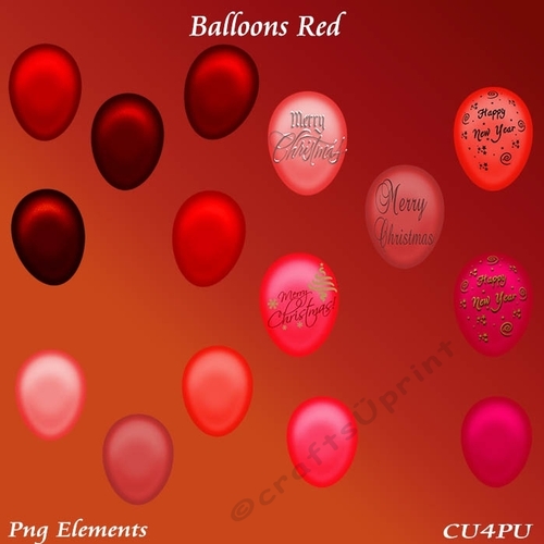Balloons Red