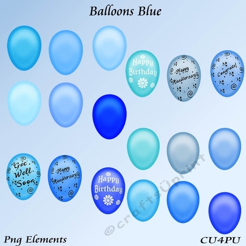 Balloons Blue