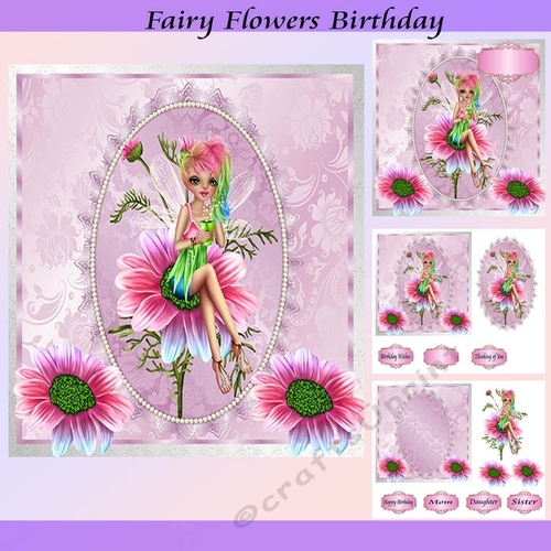 Fairy Flowers Birthday