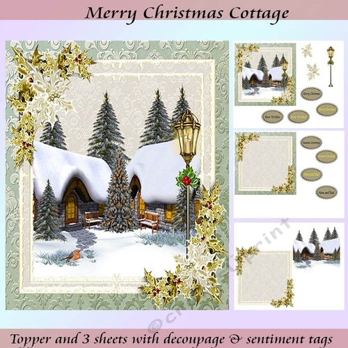 Merry Christmas Cottage Mini Kit