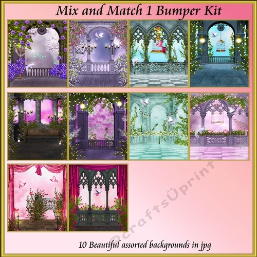Mix and Match 1 Bumper kit Backgrounds