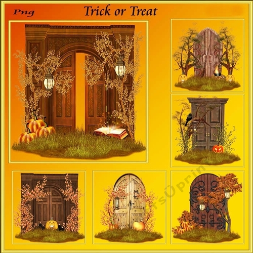 Trick or Treat Png Scenes
