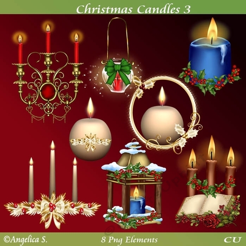 Christmas Candles 3