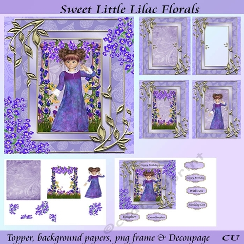 Sweet Little Lilac Florals Mini Kit
