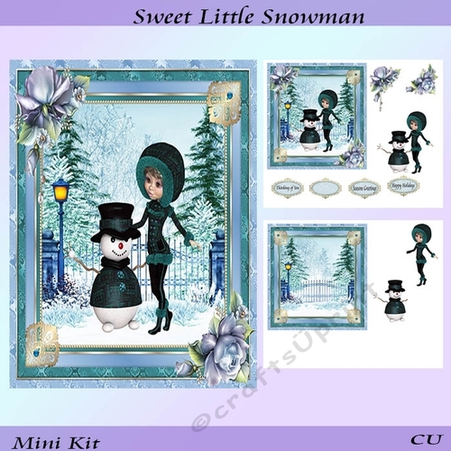 Sweet Little Snowman Min Kit
