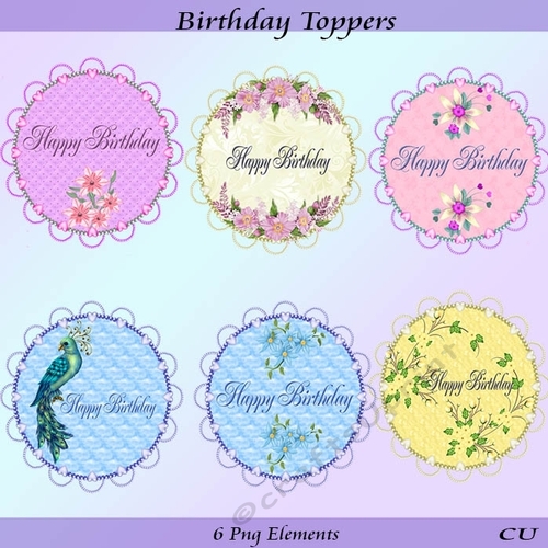 Birthday Toppers