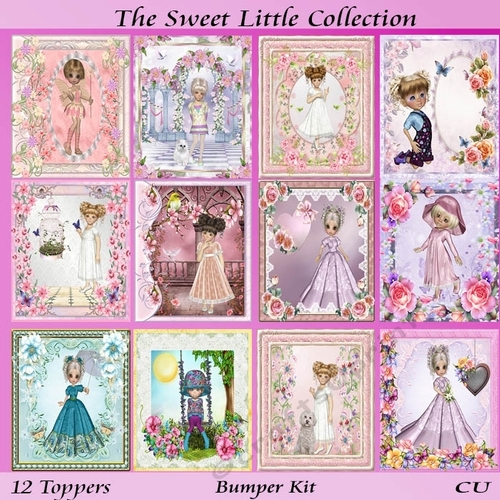 The Sweet Little Collection Card Toppers Bumper Kit
