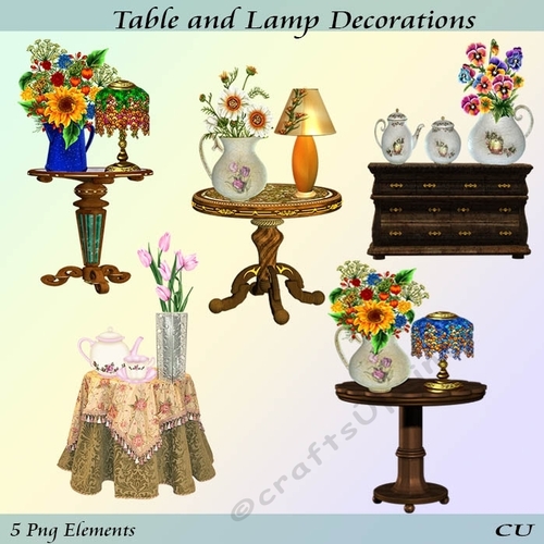Table and Lamp Decorations
