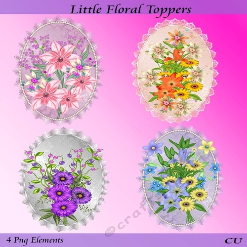 Little Floral Toppers