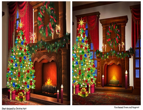Christmas Home 1 Toppers