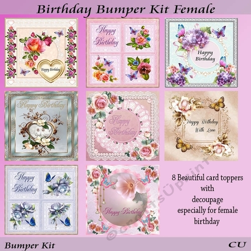 Birthday Bumper Kit Female 