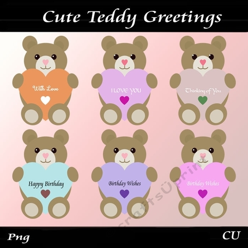 Cute Teddy Greetings 