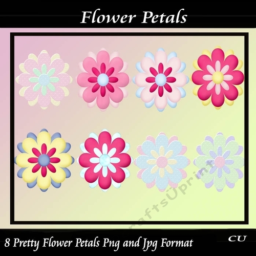 Flower Petals Png and Jpeg Format