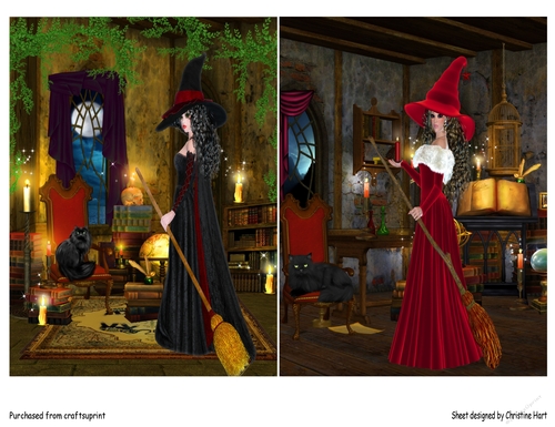Witches Eve Card Toppers