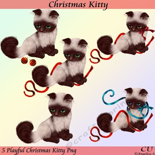 Christmas Kitty Png