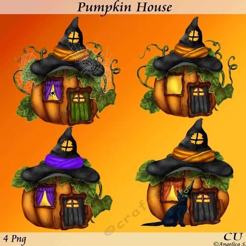 Pumpkin House Png