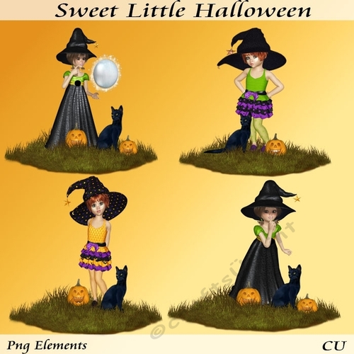 Sweet Little Halloween Png