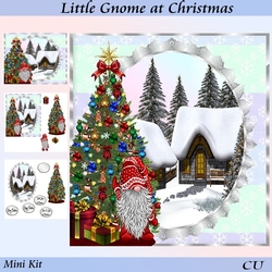 Little Gnome at Christmas Mini Kit