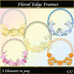Floral Edge Frames