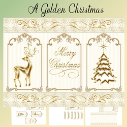 A Golden Christmas Mini Kit