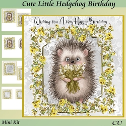 Cute Little Hedgehog Birthday Mini Kit 