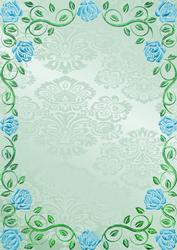 Blue Rose Backing Paper