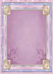 Gold Scroll Paper