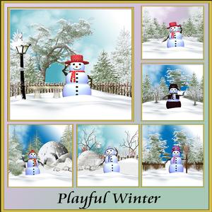 Playful Winter Papers