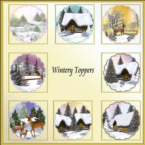 Wintery Toppers/inserts