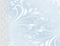 Blue Damask Lace Backing Paper