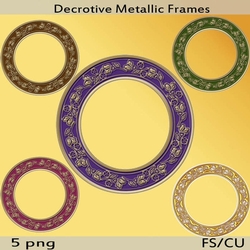 Decortive Metallic Frames