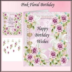Pink Floral Birthday