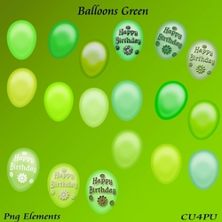 Balloons Green