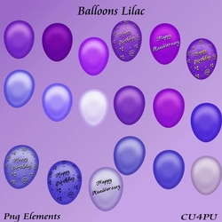 Balloons Lilac