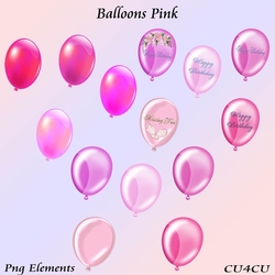 Balloons Pink