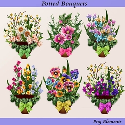Potted Bouquets