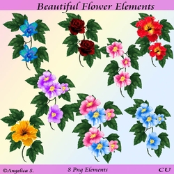 Beautiful Flower Elements
