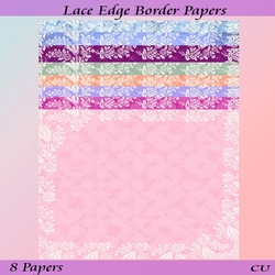 Lace Edge Border Papers