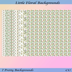 Little Floral Backgrounds/ Papers