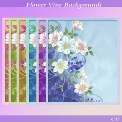 Flower Vine Backgrounds/Papers