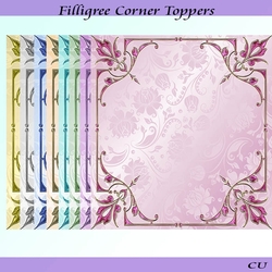 Filligree Corner Toppers