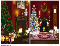 Christmas Fireplace Toppers