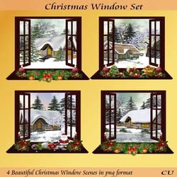 Christmas Window Set